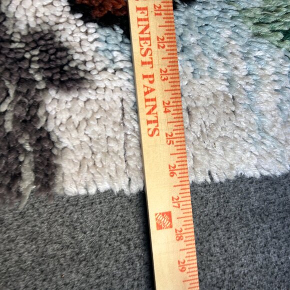 Latch Hook Rug Tapestry Horse Wall Hanging Vintage Hand Made Mid Century Modern - Picture 4 of 16